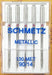 Schmetz Metallic Needles x 5 Units - Straight Sewing Machine 5