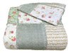 King Size Patchwork Quilt Bedspread with Pillow Shams 17