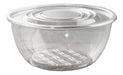 Plastivas Bowl Cristal Y Tapa Plastico Ensalada De Fruta 480 Cc X 100u 0