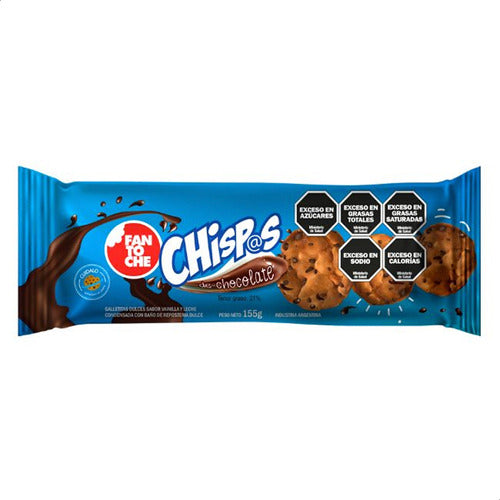 Fantoche Galletitas Chispas De Chocolate Tubo 1