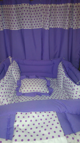 Quilted Bedding Set and Bumper for Crib and More 2