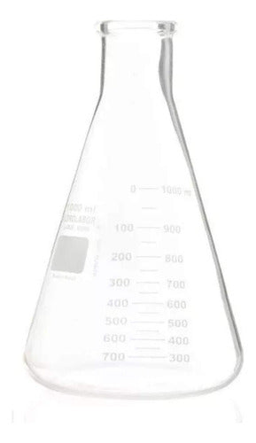 Frasco Erlenmeyer  Boca Estreita  - 125 Ml - Adx 0