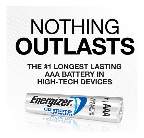 Energizer Ultimate Lithium AAA Batteries 8 1