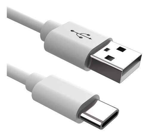 Geekria Type-C Earbuds Short Charger Cable, USB-A to USB-C, 30cm/White 1