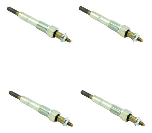 Fispa Preheating Glow Plug Set of 4 for Chevrolet Corsa 1.7 Td 0