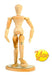 Articulated Wooden Mannequin 30 cm with Magnet 1