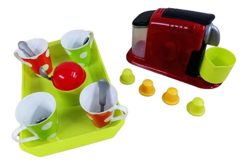 Cafetera Accesorios Bandeja Tasa Cucharitas Azucarera Qpilmn 0