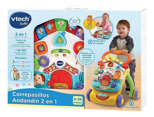 VTech Baby 3-in-1 Musical Walker Andandín for Baby with Lights - New 9