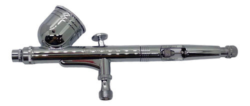 Double Action Gravity Feed Airbrush with Floating Nozzle 0.3mm - Ideal for Hobbies and More 7