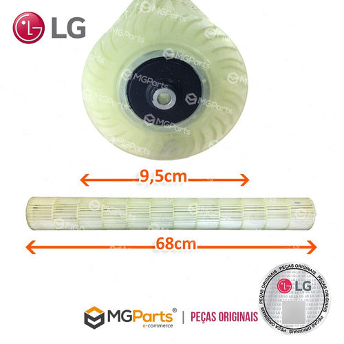 Turbina Evaporada LG Sjc061uahw - 5901a20017h - Original 1