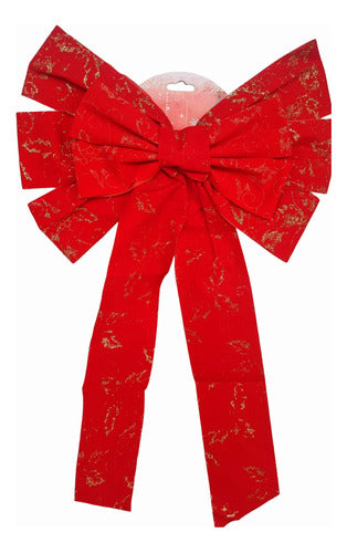 Christmas Fabric Gift Ribbon/Door Decoration Tree Ornament Etc 0
