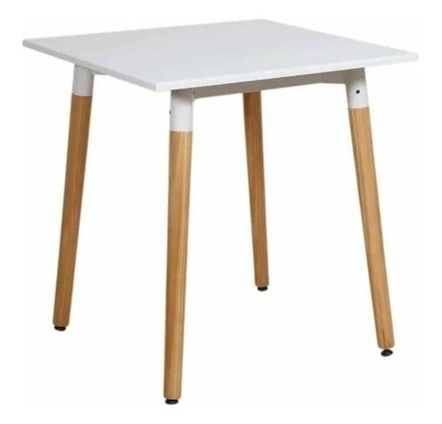 Baires4 Eames Square Dining Table 70x70 Nordic Wood 3