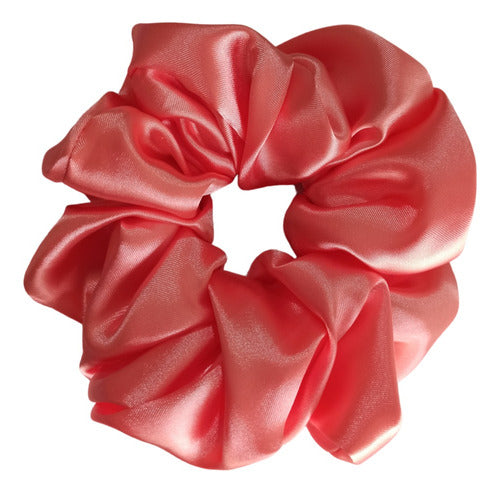 Luxe Satin Solid Color Scrunchies 13