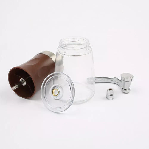 Stainless Steel Manual Coffee Grinder with Ceramic Mill 4