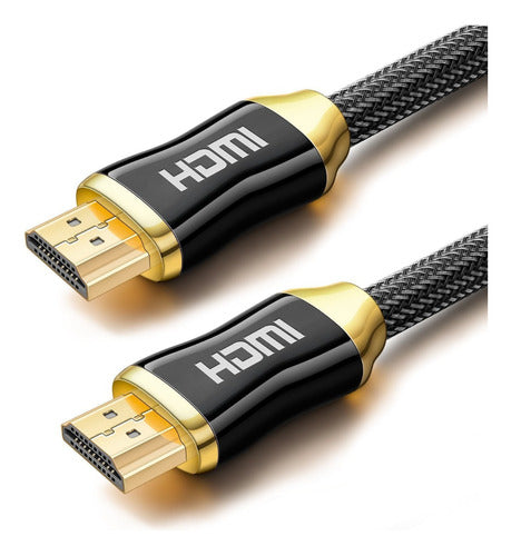 Cable Hdmi 4k 19+1 Nailon Trenzado Gravity Largo 5 Metros © 4