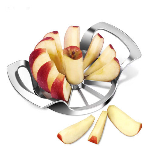 Hermes Shop Large Stainless Steel Apple Cutter with 12 Blades 0