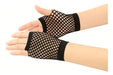 Short Red Fingerless Gloves Retro Costume Party Women's Mitton 5