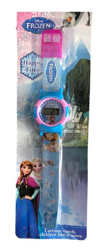 Reloj De Frozen Para Niñas Importado/ Elsa Y Ana 0