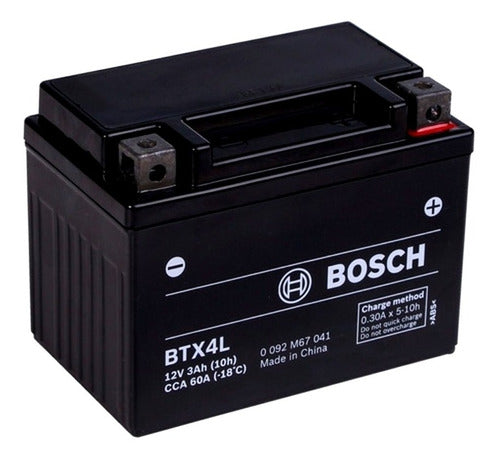 Bosch Motorcycle Battery YTX4L-BS Mondial Dax 70 2020 1