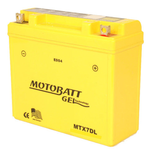Motobatt Gel Battery for Motomel Montard 200cc 1