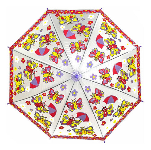 MAS Accesorios Children's Umbrella with Safety Whistle - Various Designs 5