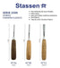 Stassen 3 Professional Chisels Set Series 2500 2