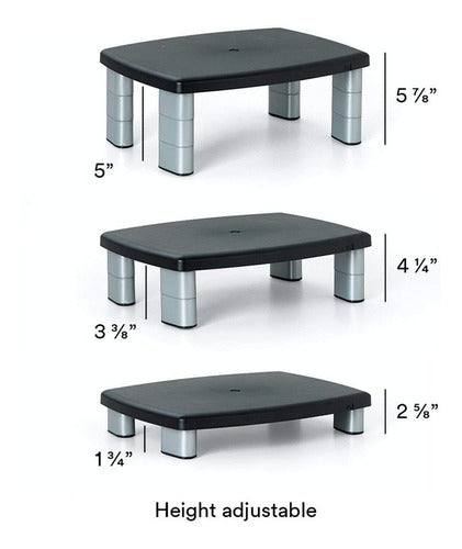 3m Adjustable Monitor Stand 3 Pack Three Leg Segments 3