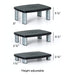 3m Adjustable Monitor Stand 3 Pack Three Leg Segments 3