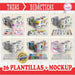 Plantillas Tazas Didacticas Mockup Sublimacion Sublimar 1