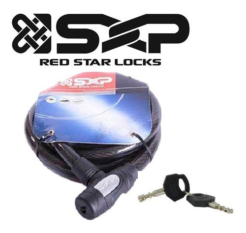 SXP Cable Linga Acero Trenzado Moto, Bicis, R. Auxilio 150x20 1