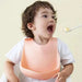 Waterproof Silicone Bib with Containment Pocket for Babies 46