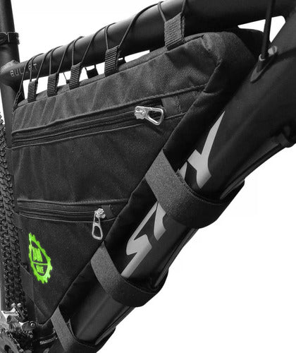 Triangle Bicycle Frame Bag with Double Compartment by Dm Bike 48