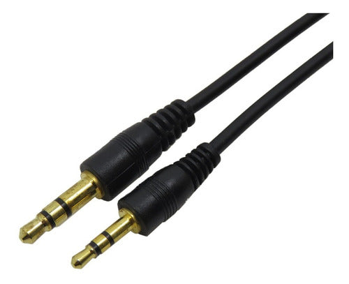 Goldtech Auxiliary Cable Male to Male for Audio and Microphone 1m 1