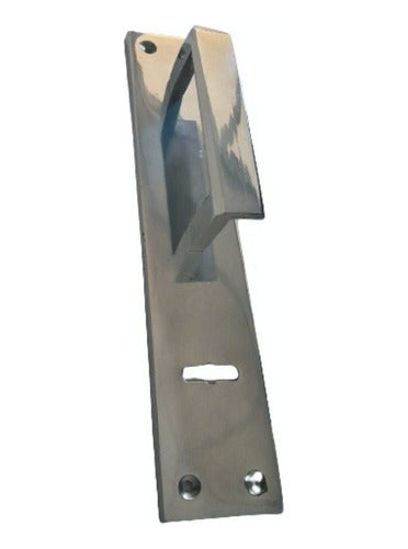 Aluminum Straight Handle Rialpa Black Polished White Door Handle 9