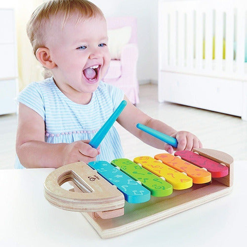 Hape Xilofón Instrumento Musical Infantil Madera +12 Meses 1