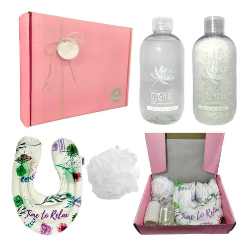 Luxury Spa Gift Set for Women - Jasmine Zen Aroma Relaxation Kit - Set Kit Caja Regalo Mujer Spa Jazmín Zen Aroma N20 Feliz Día