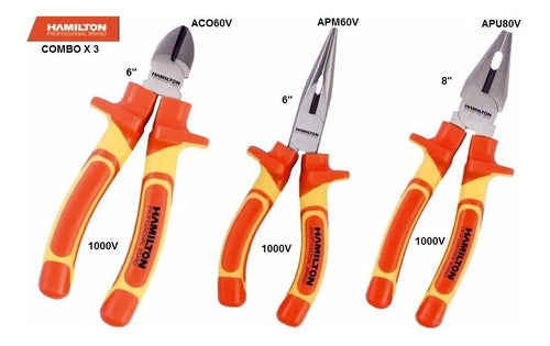 Hamilton Caja Electricista 1000V Herramienta Profesional Combo 16pcs 2