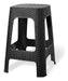 POO X5 Stackable Plastic Rattan-like Stools 1