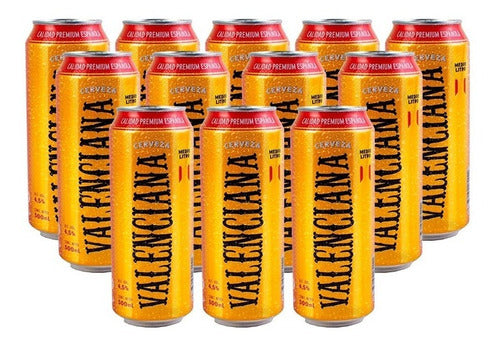 Cerveza Española Valenciana Lata 500 Ml Pack X 24 0