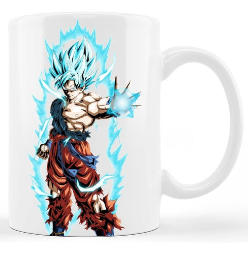 Taza Dragon Ball Personalizada C/ Tu Nombre En Taza O Asa 1