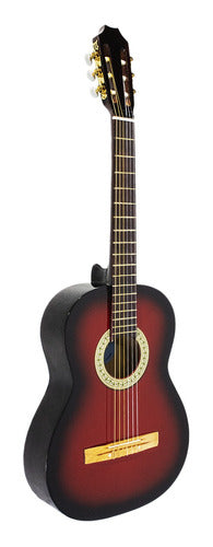 Red Classical Creole Studio Guitar by RAMALLO 3