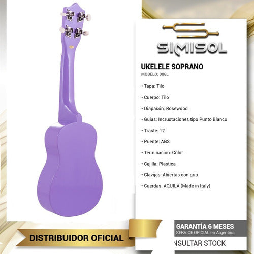 Korner Ukelele Soprano Color Wooden Quality 2