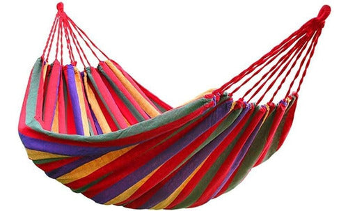 Durable Paraguayan Hammock for Camping and Garden with Bag 6