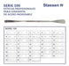 Professional Steel Estecas Series 100 No.1 Stainless Steel Stassen 2