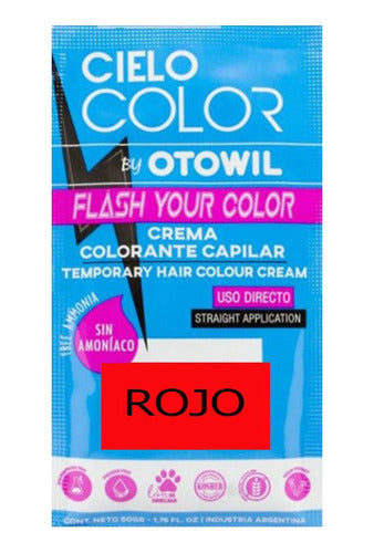 Otowil Cielo Color Kit: Hair Dye + Power Ized + Acid Cream 54