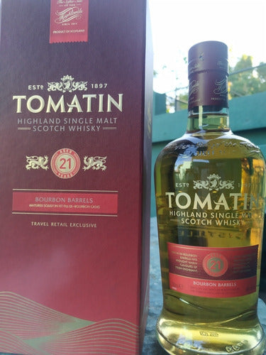 Whisky Tomatin 21 Años 46% 700 Ml 1