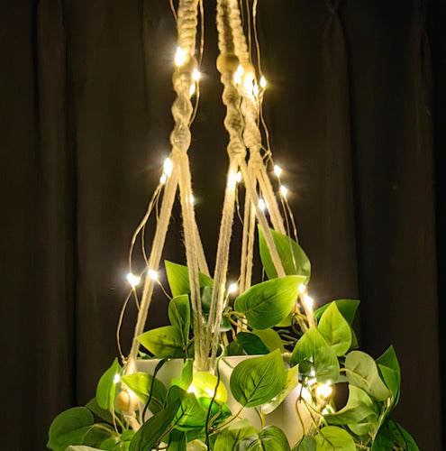 Plantas Colgantes Falsas Con Luces Plantas Artificiales Del 7