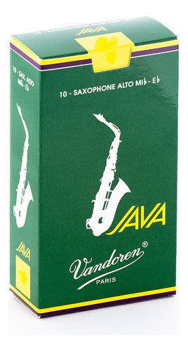 Caja De Cañas Vandoren De Saxo Alto 3 Java X10 0