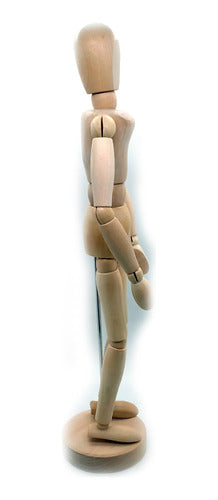 ERIKANA Wooden Mannequin Female Figure 30cm Articulated 0