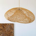 SIO Rattan Lamp Shade Natural Fibers Boho Wicker Design 3